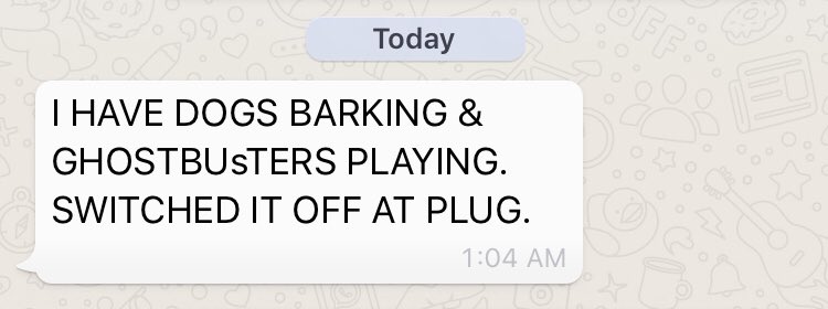 daltskin's tweet photo. Meanwhile.. whilst I’m away in Paris.. I’m in the doghouse again #smarthomefail #homeautomation #smartthings #timetogiveup https://t.co/P2gHXfOKbM