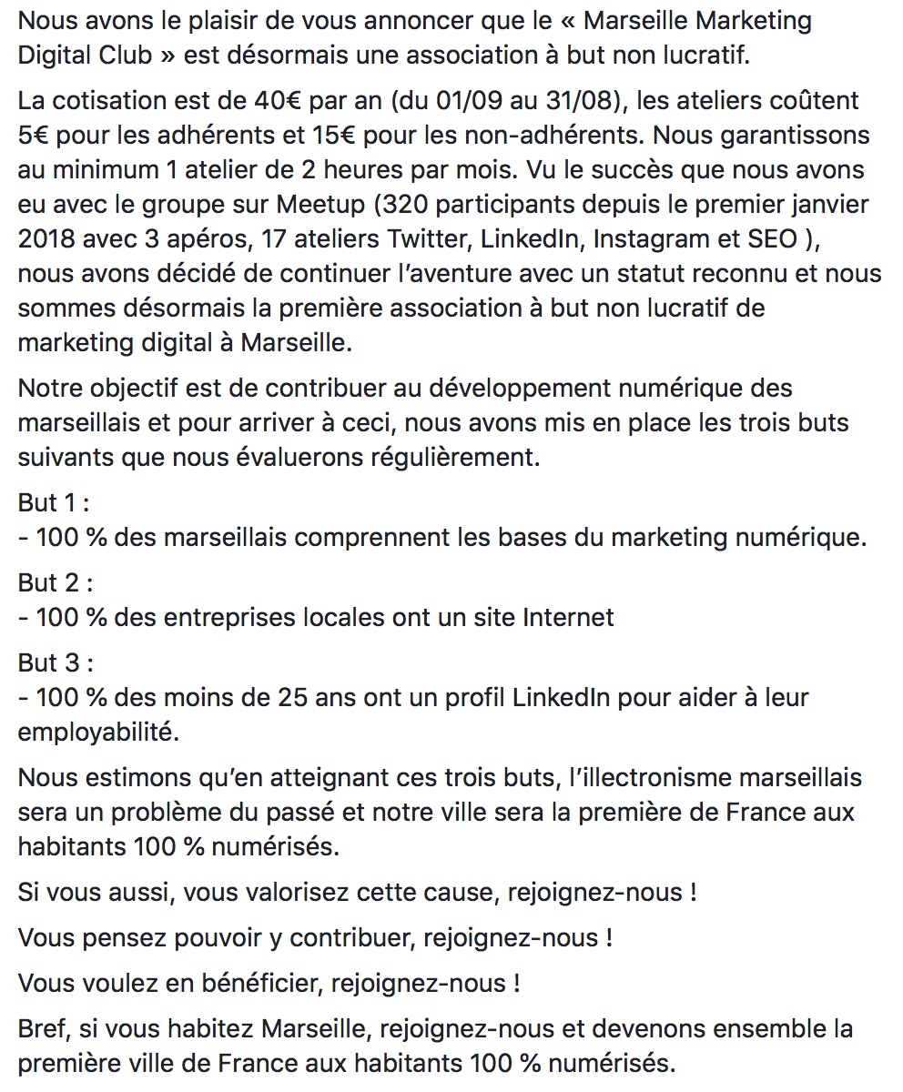 MarseilleMDC's tweet photo. 👋Le @MarseilleMDC c’est un groupe d’experts dans leurs domaines respectifs qui partagent leurs connaissances et expertises pour lutter contre l’illectronisme.

Rejoignez-nous et devenons ensemble la 1ère ville de France aux habitants 100% numérisés.

➡️ https://t.co/9Tk1vWwLqj https://t.co/rNAbEbM1th