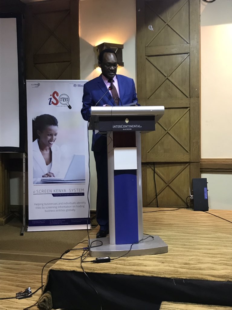 kiranjames's tweet photo. Chief Guest Dr. Chris Kiptoo @Kiptoock PS State Dept of Trade, Government of Kenya @Trade_Kenya delivering his inaugural address on the launch of Kenya WatchList. @KenTrade_G2B @GTMSolutions @wct_tweets @CEO_KenTrade @GTMSolutions_UK #iScreenKenya #kenyawatchlist https://t.co/DUpTHIb5io