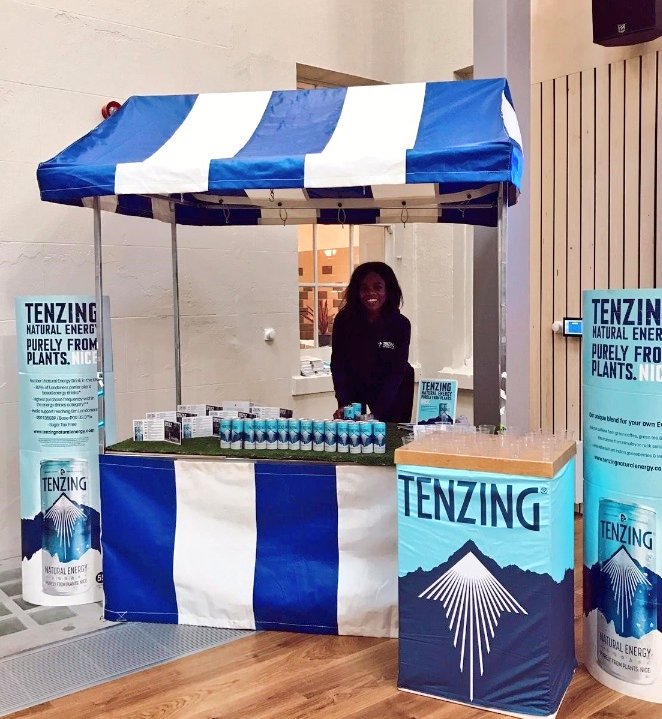 💫 Great <a href="/tenzing/">tenzing</a> pop-ups yesterday! Grab a can in the cafes today. #proudtobegre #teamlondon <a href="/uniofgreenwich/">Uni of Greenwich</a>