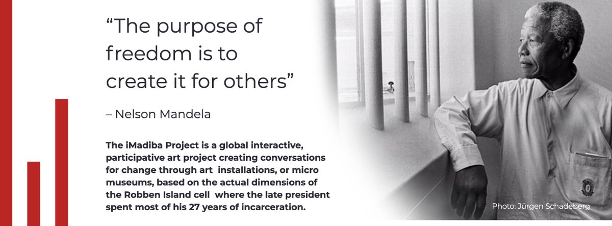 Happy Wednesday! For #WednesdayWisdom, we are sharing so wisdom from the man who inspired our project, <a href="/NelsonMandela/">NelsonMandela</a>. "“The purpose of
freedom is to create it for others” – Nelson Mandela.

What's your favourite #NelsonMandela #quote