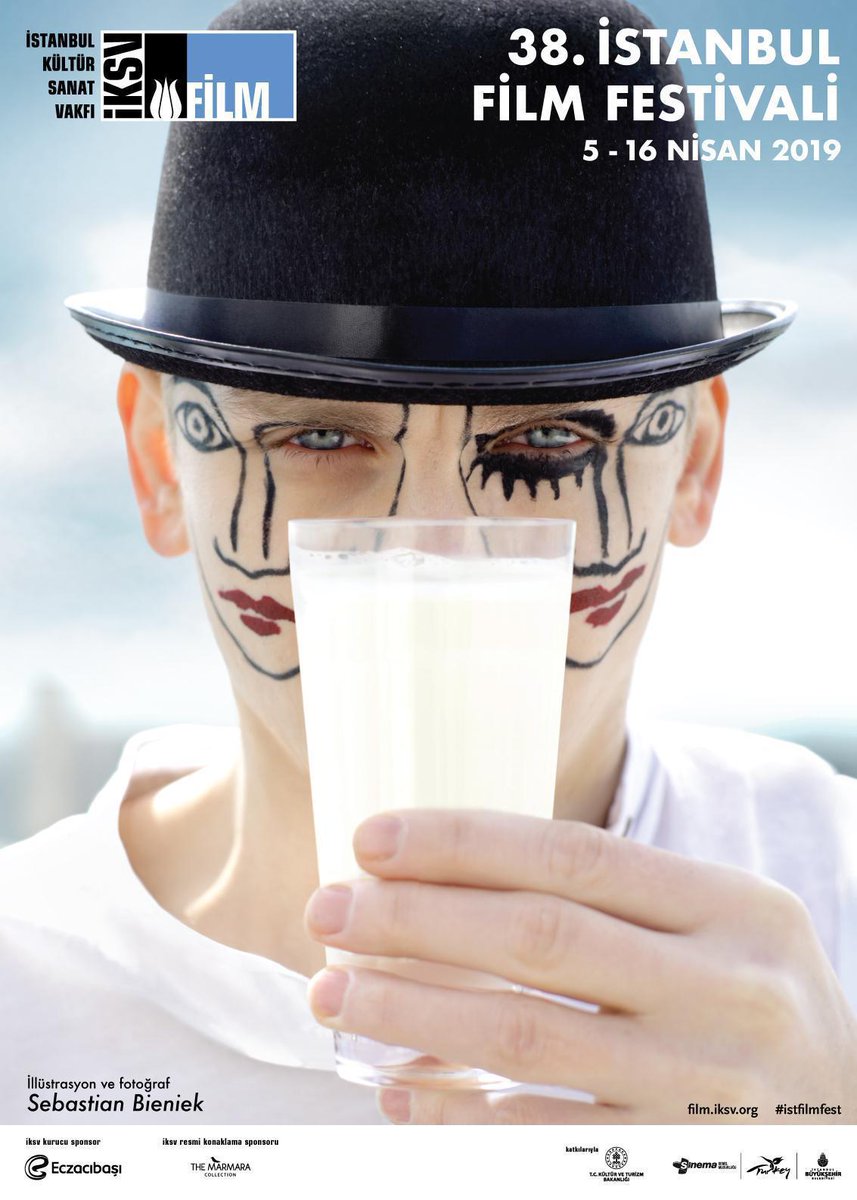 38th Istanbul Film Festival will be held from April 5th to 16th!

The festival poster, inspired by Stanley Kubrick’s “A Clockwork Orange” is designed by Berliner artist Sebastian Bieniek.🥛 #istfilmfest