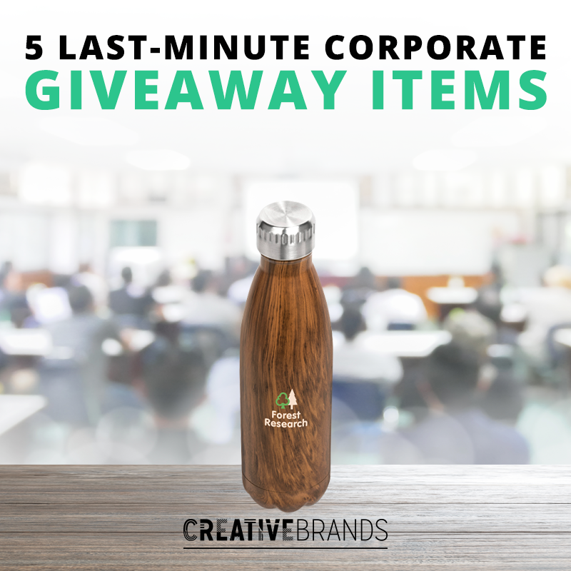 Don't let procrastination get the better of you!
Here are our 5 go-to corporate gift ideas for those times when you've left things a little late. Visit: bit.ly/2NYNgZd #promotionalproducts #branded #giveaways