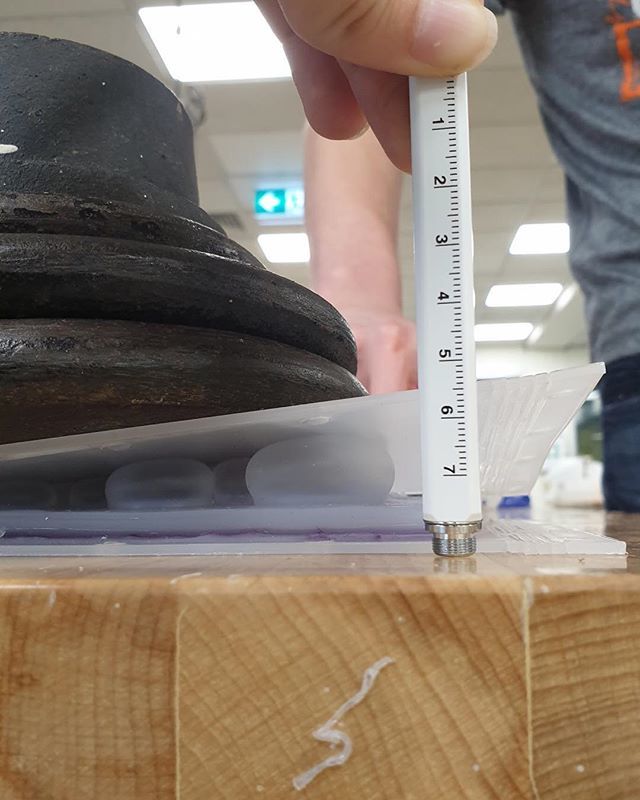 Might not look like much but one of the two artificial muscle can lift 7 kg and open up 2.5 cm. @unswbe @arupresearch