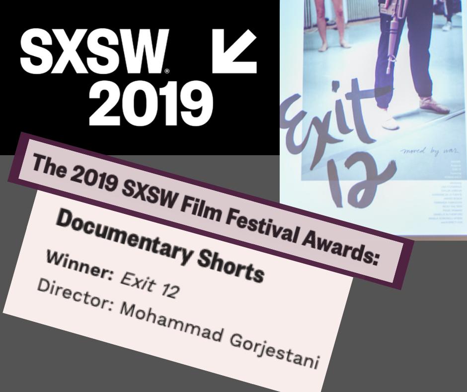 exit12danceco's tweet photo. Exit12: Moved by War won the jury award for best short documentary at SXSW!
https://t.co/pEXbs1oIdV
Check out our award winning film at https://t.co/pdV7Ednk1t
#exit12 #foreverydream #sxsw2019 #veteranartist #veteranstories https://t.co/ueBLuKfIJm