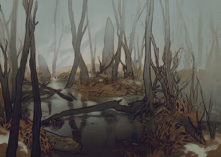 Wolfskin stuff, believe it or not there is still work being done on it........... the environment stuff has been on my patreon for a while now. 