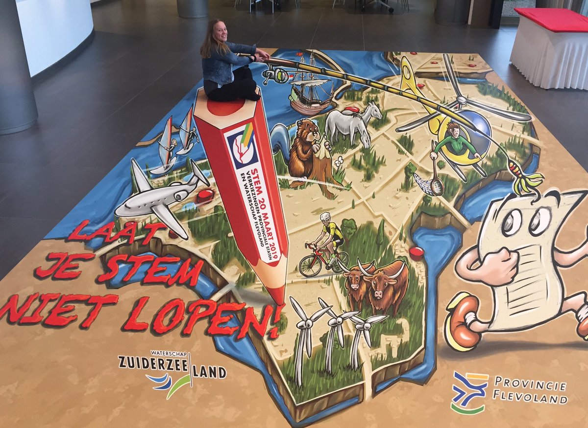Laat je stem niet lopen ! 20 maart verkiezingen voor provinciale staten en het waterschap ⁦<a href="/StemFlevoland/">Stem Flevoland</a>⁩ #PS2019 #provincieflevand #waterschapzuiderzeeland