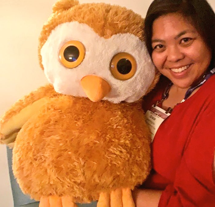 My annual #selfie with <a href="/NASPAned/">Ned the NASPAnerd</a> because "hoo" wouldn't want a photo with this celeb?! #NASPA19