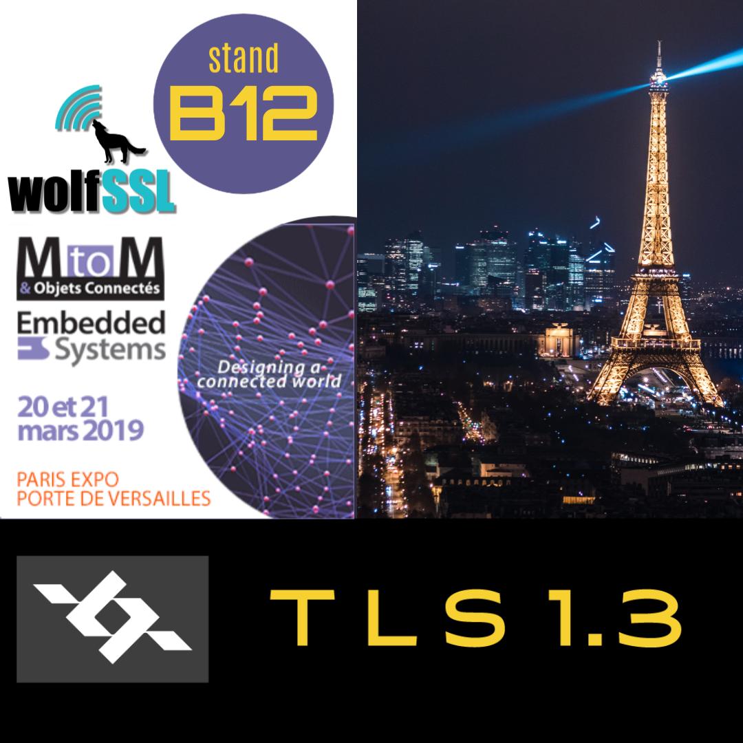 wolfSSL's tweet image. #wolfSSL is at @SalonMtoM @rtsembedded next week! Find us at Stand B12 to talk about TLS 1.3, #MQTT, #TrustedPlatformModule #SecureBoot, #CommonCriteria, 
#TLS13 #wolfBoot #wolfMQTT #wolfTPM #SecureYourConnectivity