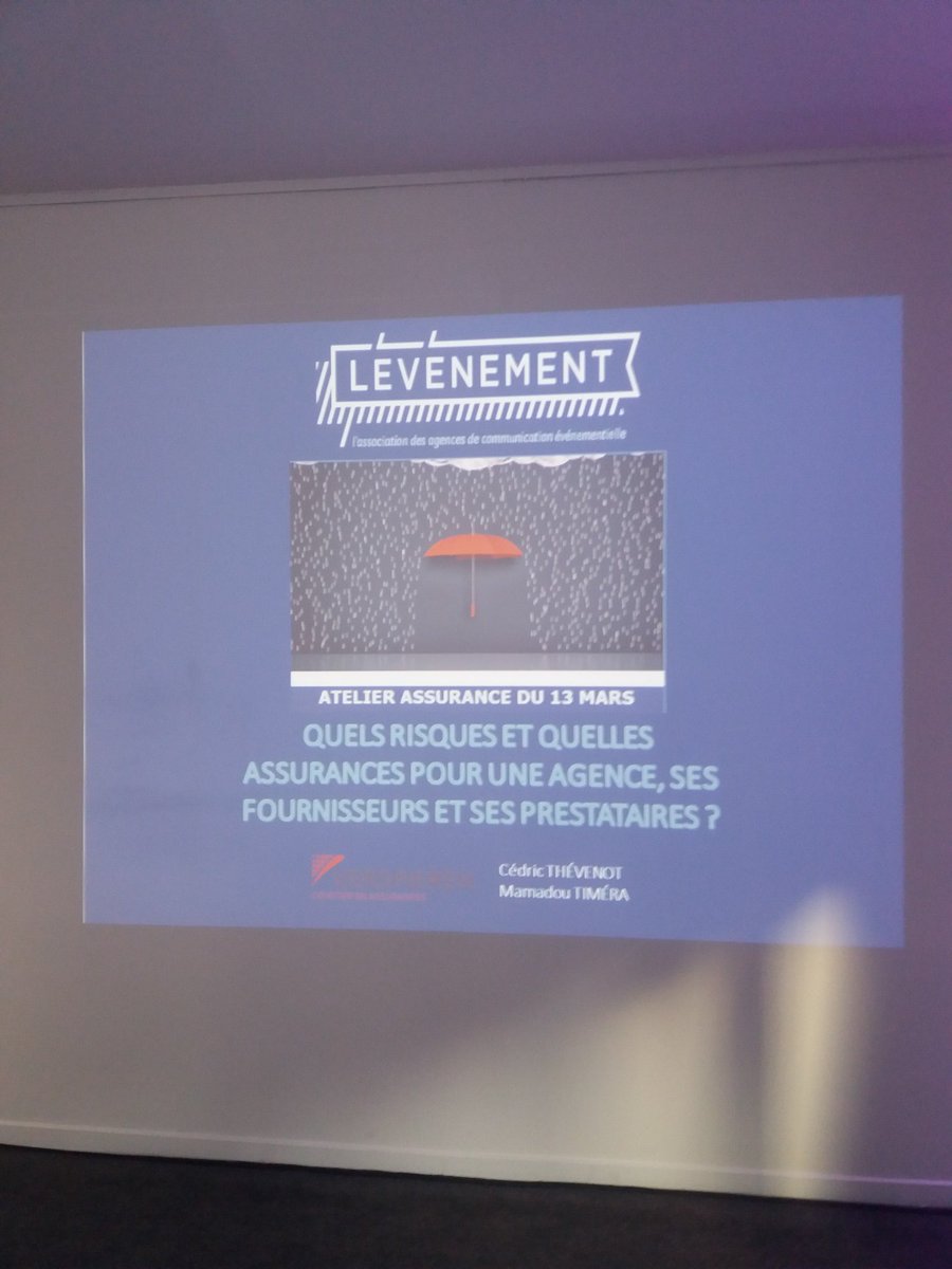 ClubPartenaire's tweet photo. Atelier assufances ce matin au @LePatioOpera pour @LEVENEMENTAsso et @ClubPartenaire, animé par @Verspieren  !

#eventprofs https://t.co/fXldS98qXT