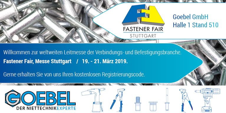 GmbhGoebel's tweet photo. The fastener fair is the event for the fastening industry. The next Fastener fair is once again in Stuttgart. As specialist in fastening products, Goebel will participate in this event. #fastenerfair2019 #Stuttgart #Goebelgroup #qualitythefirsttime
https://t.co/Kn6ktjRUAB https://t.co/seooGE2CAm