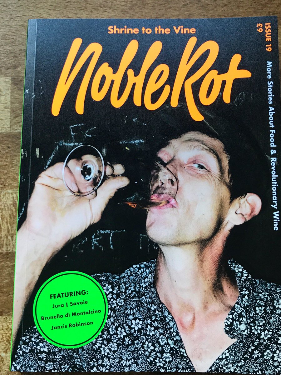 bittenwritten's tweet photo. New @noblerotmag is out. In this one I’ve written about my two big loves, wine and football, coming closer together cameos from Roy Keane, Bovril and Dairylea... https://t.co/hCpCEhT3Gn