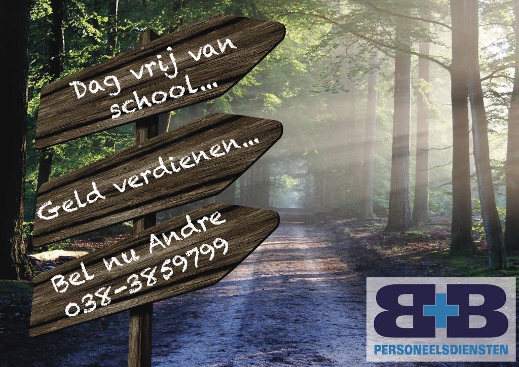 Wij zijn op zoek naar jou!
Bel of kom gewoon aan kantoor