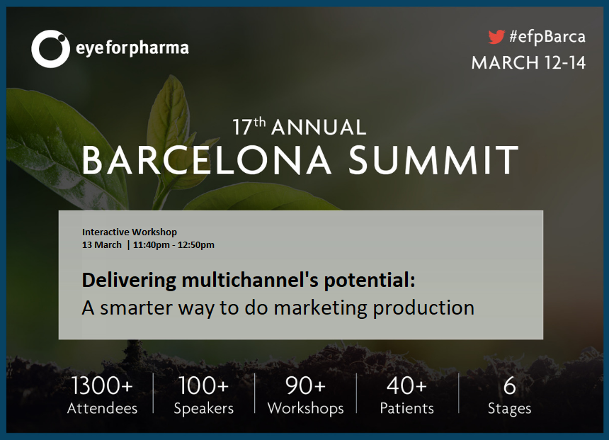 We are excited to be hosting our interactive workshop today at #eyeforpharma Barcelona. Join our session from 11:40am to 12:50pm with <a href="/pharmaphorum/">pharmaphorum</a> and check out our AR demo. #efpbarca #AR #interactive #healthcare #FMCG