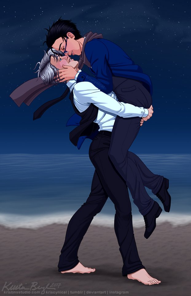 Download Pride Justice On Twitter Mischief And Adoration From The Yurionice Fic Winter Song By Proantagonist On Ao3 Victornikiforov And Yuurikatsuki Share A Slightly Tipsy Moment Of Very Cold Silliness