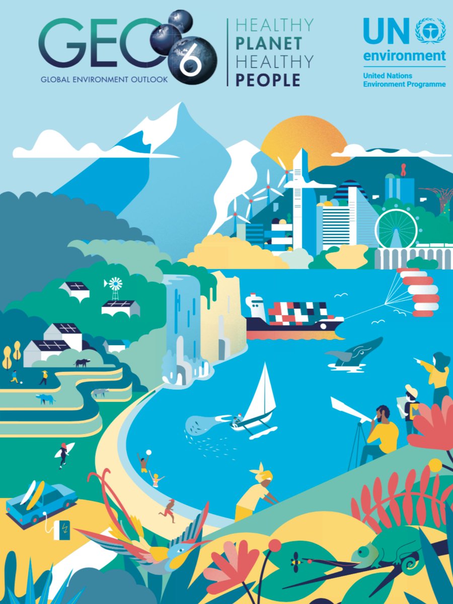 CleanAirLondon's tweet photo. #UNEA4: Sixth Global Environment Outlook #GEO6 is @UNEnvironment's most comprehensive report on the world's environment. We are destroying the planet. #NoFate - now is the time for action! 'Summary for Policy Makers' was adopted by 95 countries in Jan '19 https://t.co/H8AqWbzmMl https://t.co/3NpbrqbreR