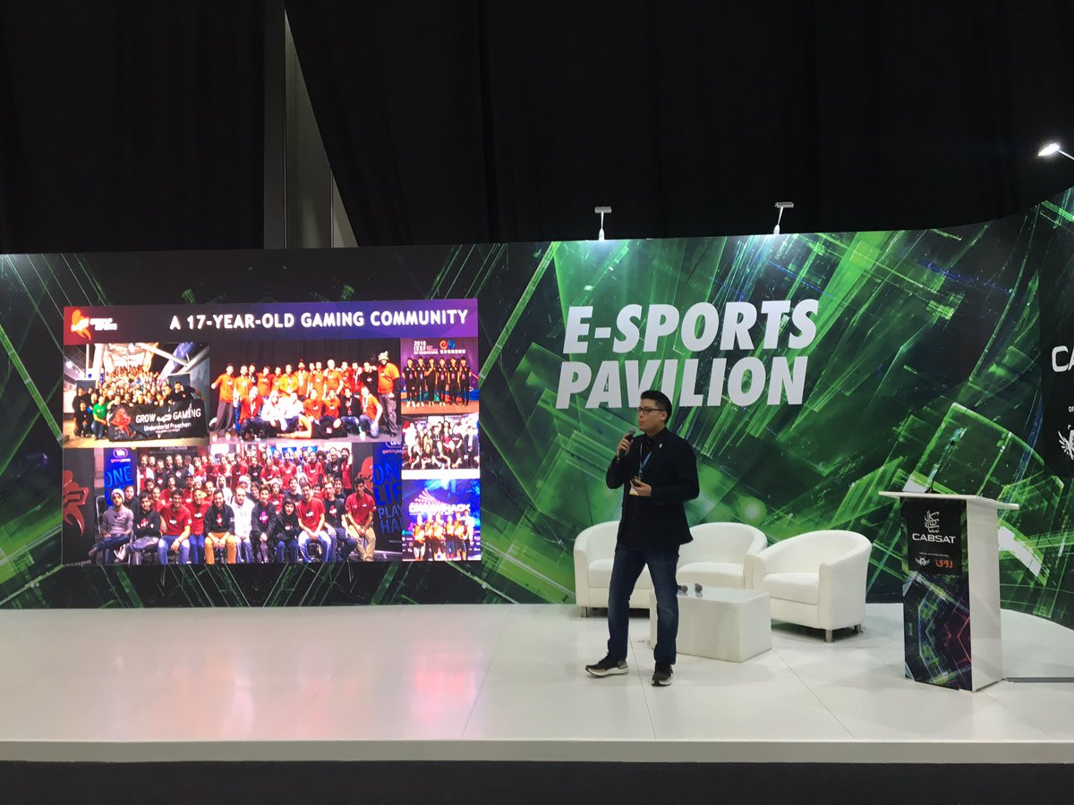 NorthHavenGirl's tweet photo. Diversity in #Esports! Fernando Pereira @imissapixel speaks on @girlgamerfest at #CABSAT2019 @growupesports @CABSATofficial #EsportsPavilion https://t.co/FWBYakPxYG