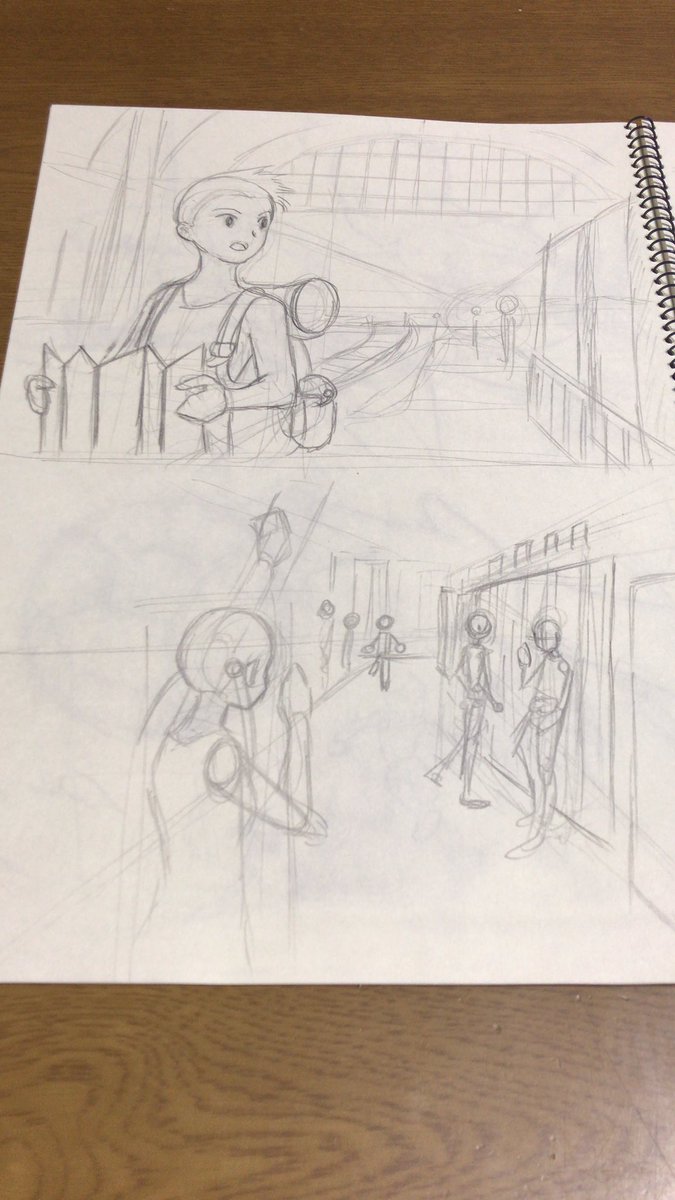 添削コーナーの模写、ラストです!疲れた!でもとっても楽しかったです。また時間かけて「空間ビート」の勉強はし直したいです。#アニメ私塾 #最速でなんでも描けるようになるキャラ作画の技術 #ルトラシュアイラスト 