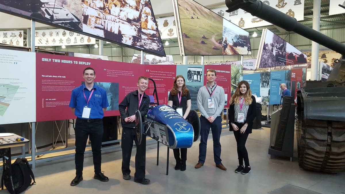 BPC Greenpower team ready to run their <a href="/Greenpowertrust/">Greenpower Education Trust</a> wheel change challenge at #bigbangdorset