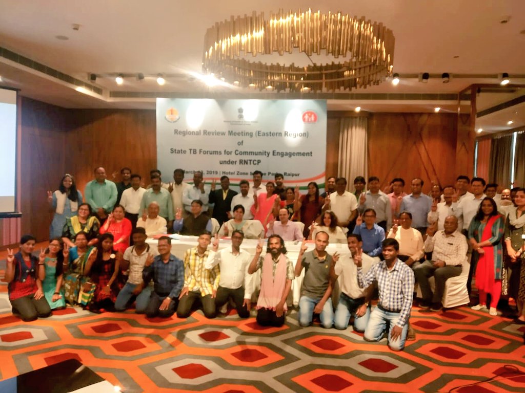 One more step towards "Ending TB". 1st regional level meeting of State TB Forums (Bihar, Jharkhand, Chhatisgarh &amp; Odisha) started today (13th March 2019) at Raipur, Chhattisgarh. <a href="/MoHFW_INDIA/">Ministry of Health</a> <a href="/IMAEndTB/">Indian Medical Association - End TB</a> <a href="/AS_RNTCP/">Sanjeeva Kumar</a> <a href="/iamvikassheel/">Vikas Sheel IAS</a> <a href="/NHPINDIA/">National Health Portal</a> <a href="/AyushmanNHA/">National Health Authority (NHA)</a> <a href="/WHO/">World Health Organization (WHO)</a> <a href="/Rajesh_rosesh/">Rajesh Kumar</a> <a href="/PMOIndia/">PMO India</a>