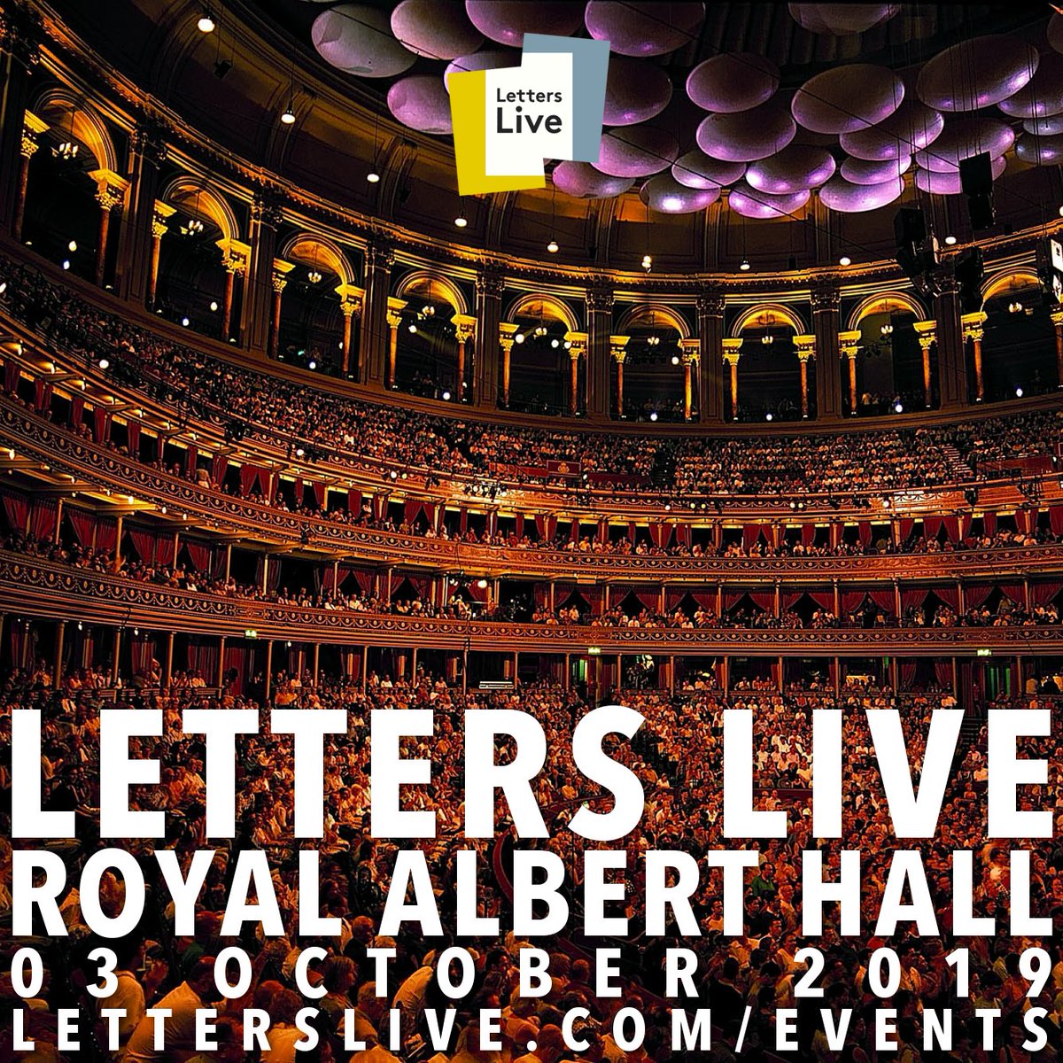 Letters Live On Twitter Letters Live At The Royal Albert Hall