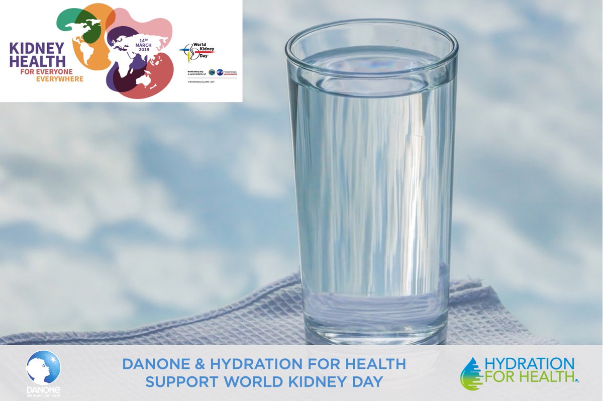 Get ready to start your day with a glass of water! #WorldKidneyDay is right over the corner. Coming on March 14th ! #glassofwater @worldkidneyday #hydrationforhealth #healthyhydration