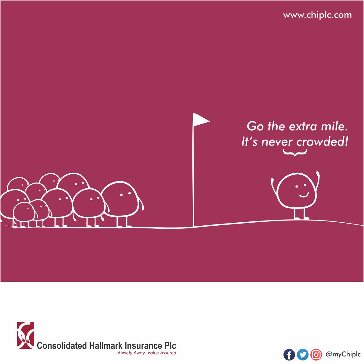 MyChinsure's tweet photo. Go the extra mile. 🛣
It’s never crowded! 
#CHInsure #Nigeria 🇳🇬
https://t.co/prSMsthB24 🔗 https://t.co/e4x9a1L74J
