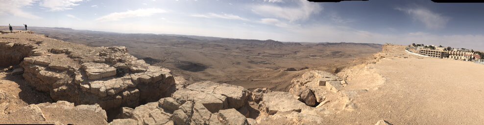 At the world’s largest erosion crater #MakhteshRamon #SouthernIsrael #NegevDesert #Israel #DigiTell19