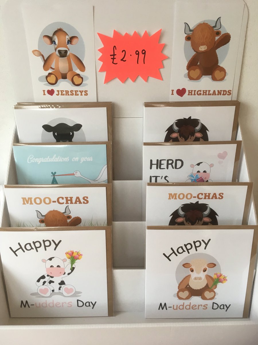 AllForMooCards's tweet photo. Why do we send Greeting Cards?
To send a message.

We have a wide variety of cards to help you send a message to someone special.

https://t.co/gxUJGVeCdC 

#Birthdays #MothersDay #ThankYou #NewArrival #ILoveMoo #Highlands #JerseyCow #Holsteins #Bison #Herefords #Angus https://t.co/BddPe2xhWW