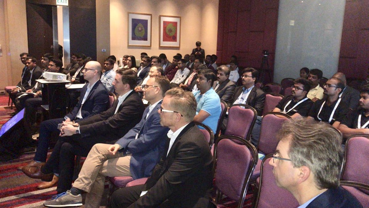 anil_marali's tweet photo. Indian Localization session delivered by @fzaidi5 from @SAPIndia along with @AndreasWolfinge Martin, Peter and Hilko during #SMBSummit2019 Bangkok @SAP_APJ ✨ an interesting session for all the partners.

#SAPSMBSummit #SAP #SAPBusinessOne @SAPBusinessOne https://t.co/vea6V26YsG