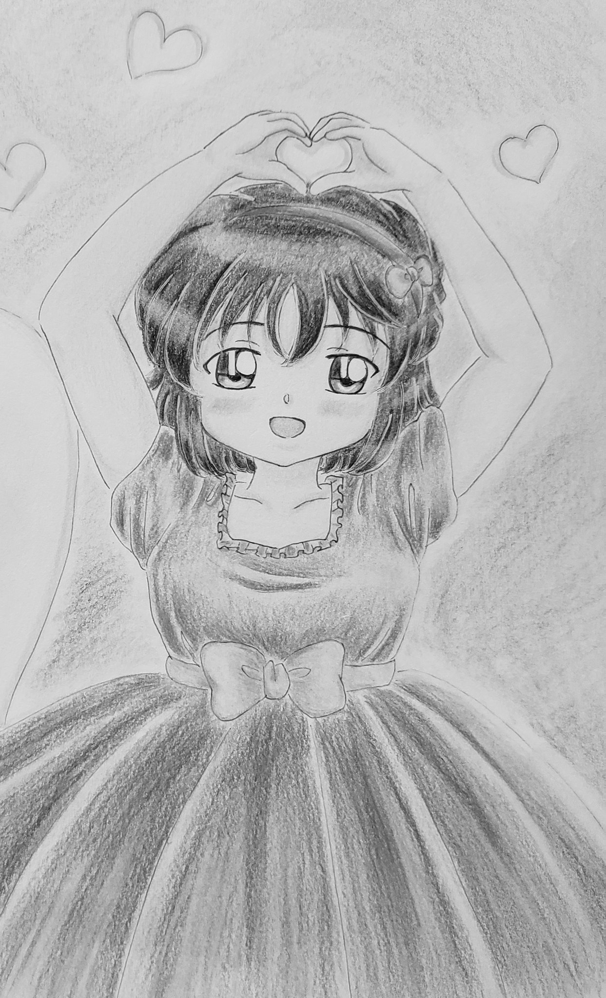 みゆ セピアとか白黒に加工した方がイラストが上手く見える不思議 もうすぐpixiv投稿します こちらは小学生の灰原哀ちゃんです 小学生にしてはおっぱいが 気にしてはいけません イラスト アナログ絵 T Co B9sf3ng21s Twitter