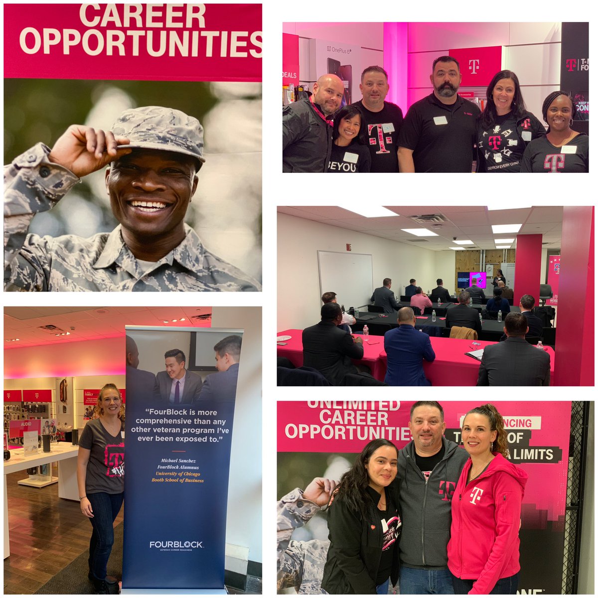 Enjoyed joining @FourBlock @tmobilecareers to #MobilizeForService thank you @Benb503 @j_me719 for organizing this event to  #inspirevets