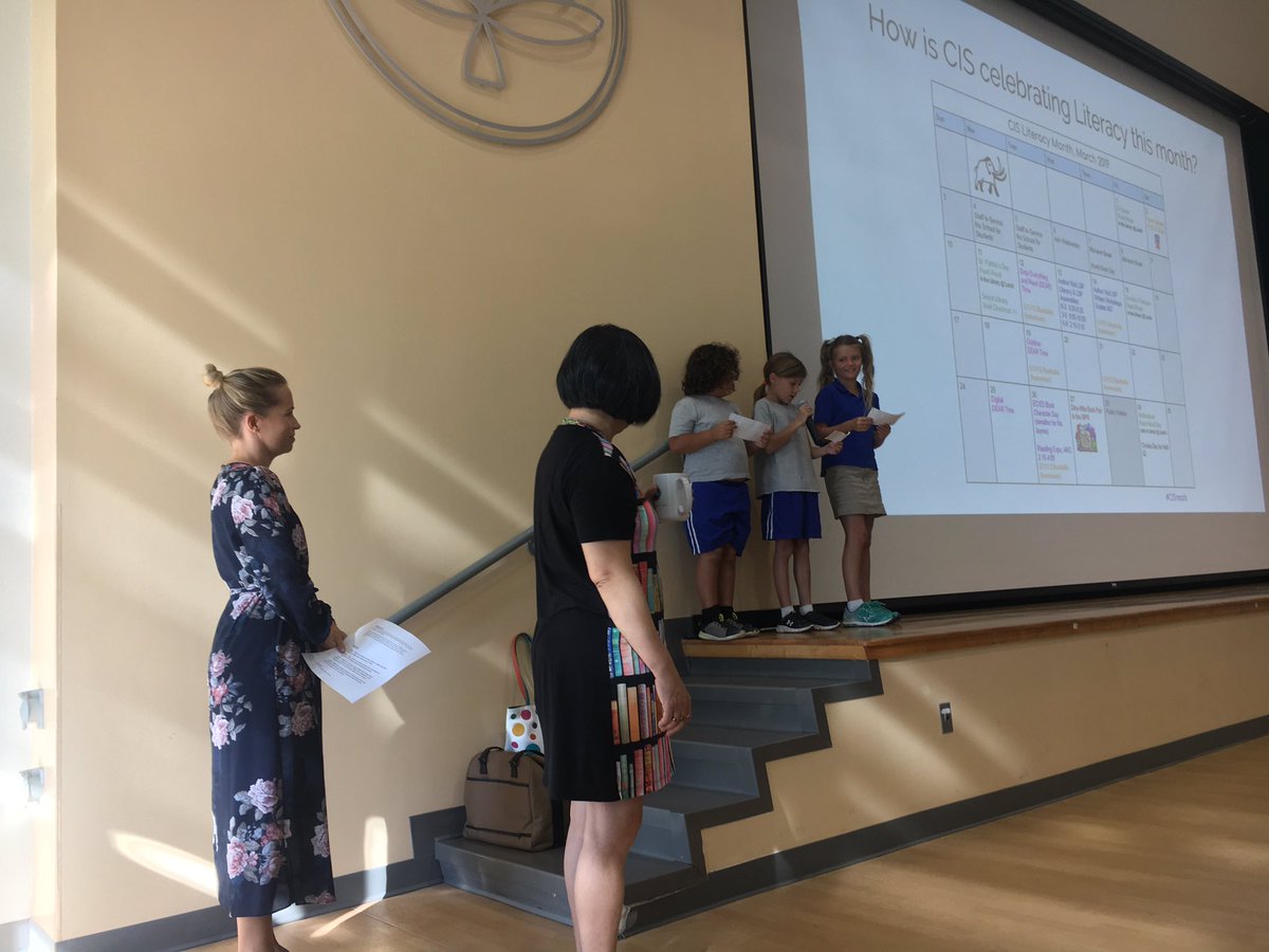 MHIPKCIS's tweet photo. Linda Sue Park, award winning author, engages with our elementary students this morning! #cisinspires https://t.co/tnGAJniawh