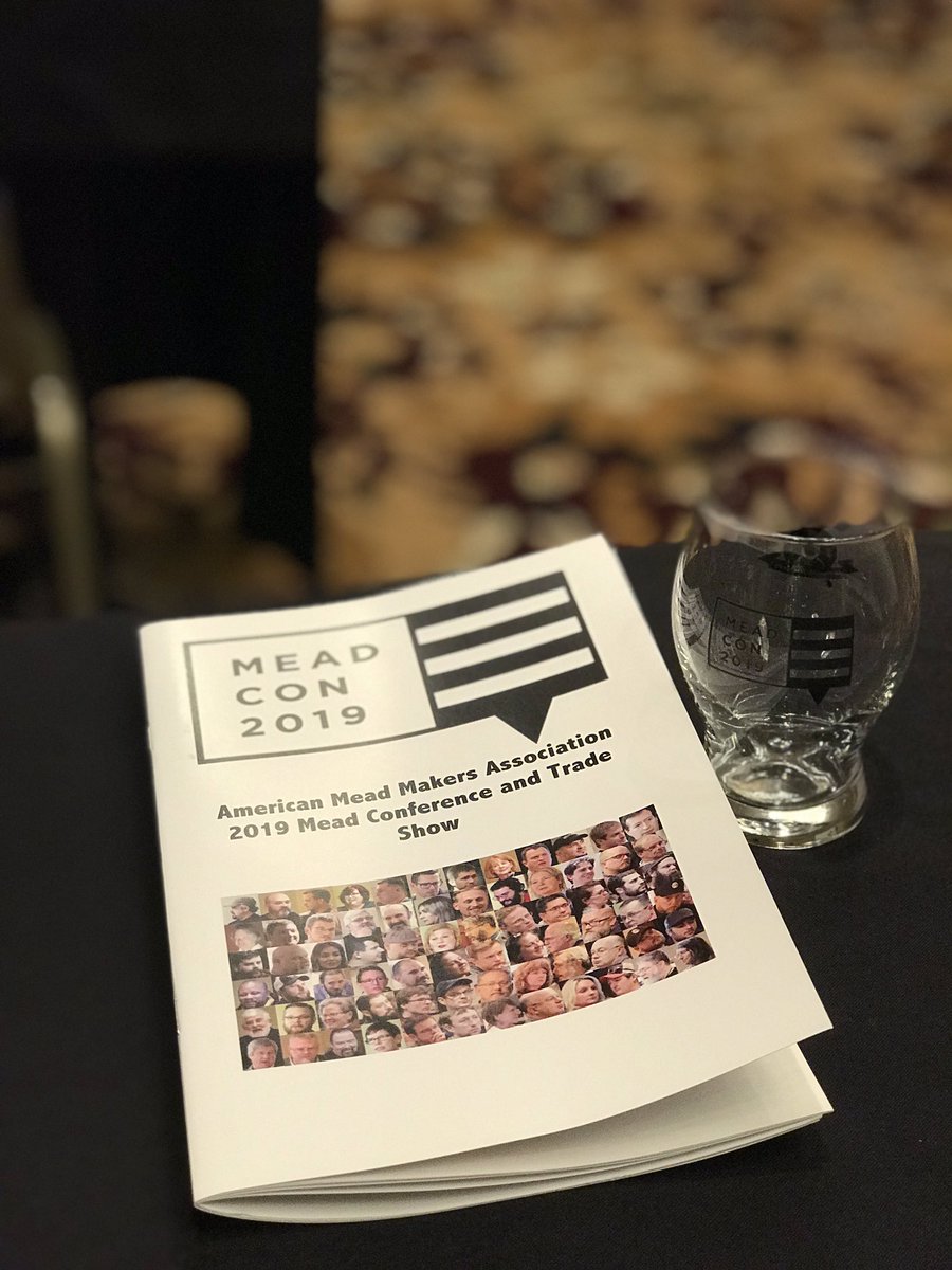 DangerousMan7's tweet photo. We in here! Let the learning begin! #mead #meadcon #honey #honeywine #meadery https://t.co/NifXL28nLm
