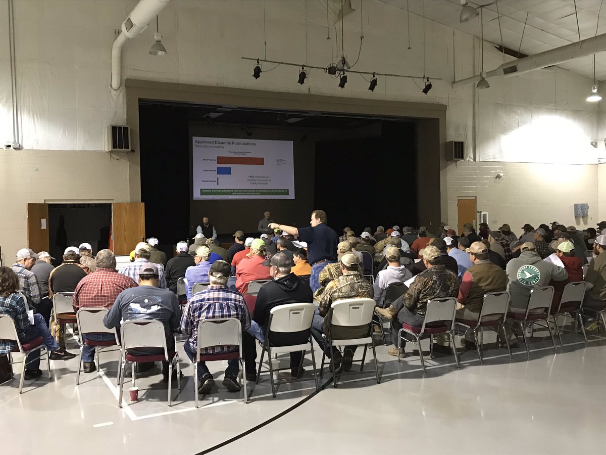 RyanBane73's tweet photo. Packed house for dicamba training in Piggott, AR. #oneteamleading #engenia @BASFAgProducts https://t.co/Ns9YGLkkQT