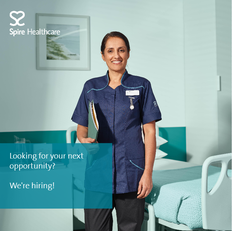 We're hiring! We're recruiting for a variety of clinical roles at Spire Southampton. Find the perfect role for you here: ms.spr.ly/6019TEndW