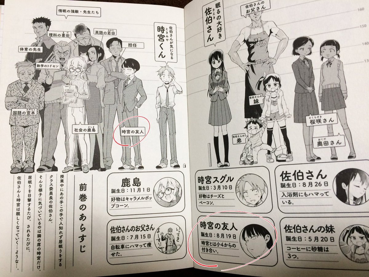 @ichiryuA わああ!!全話読了ありがとうございます!!🙏
名前!どうなんでしょう。答えは春原先生の頭の中…って感じでしょうか。「三島」も初登場時は「時宮の友人」という紹介でしたが途中作中で名前が判明し今や出番も多いです。(画像:2巻時点での人物紹介ページと、パルシィに載せた人物紹介)
(続く→