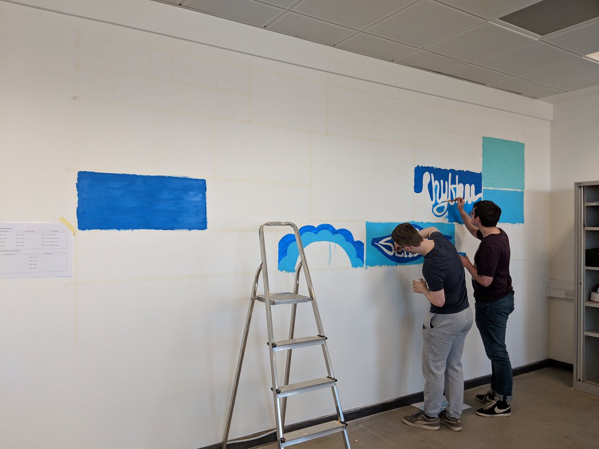 Our creative students have been working with the talented <a href="/sketchbook_uk/">Sketchbook Design</a> to design &amp; paint a new mural to brighten up our art rooms!!

#hardworkwins #EmploymentEdge #education #peace 
 #artist #artistworkshop #artstudents  #gateshead   #makepeacenotwar #art #artwork