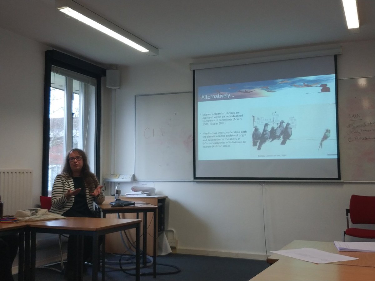 Just attended a @WarwickAMIN seminar on international academic mobility and the concept of 'stickiness' and went away with so many new ideas and thoughts. Thank you <a href="/Pustelnikovaite/">Toma Pustelnikovaite</a> for sharing your great research with us and @EmilyFrascatore for organing it! #WarwickAMIN