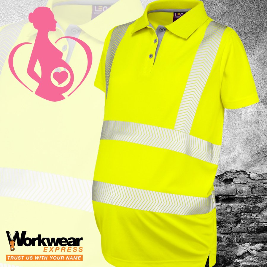 maternity work polo shirts