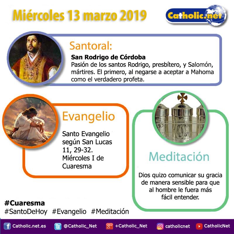 San Rodrigo de Córdoba bit.ly/2u5lrFj #SantoDeHoy
Signo y significado bit.ly/2HwD49c #Evangelio
El signo de los Sacramentos bit.ly/2T2YQU7 #Meditación