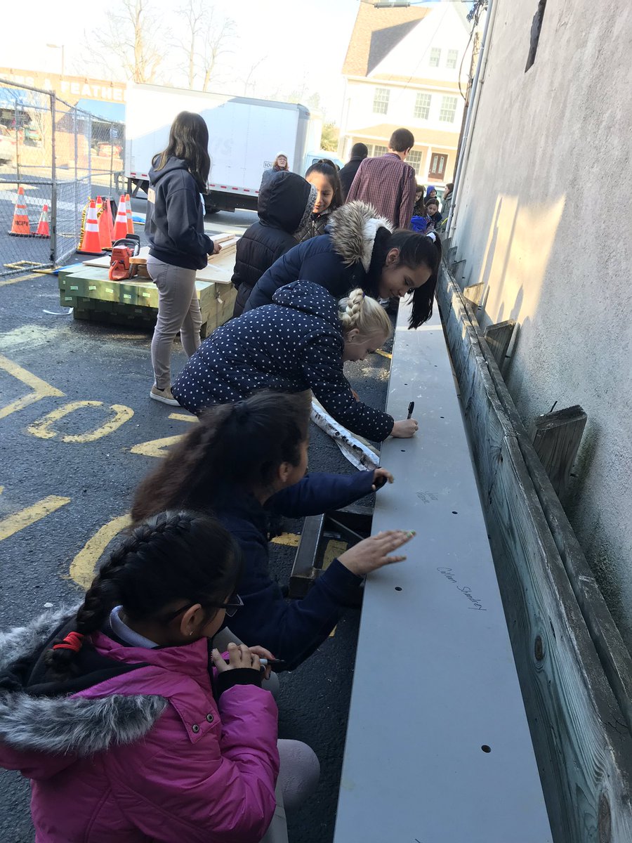 RBCSHendelson's tweet photo. Signing the final beam for our new gym! History in the making!! @rbcsnj @rbcswagner #rbcs20yearsstrong https://t.co/fycyDiJqJ2
