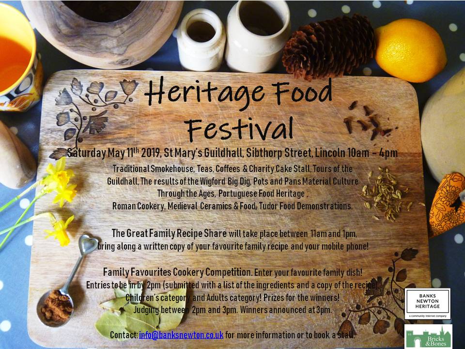 We are really excited to be talking about the #HeritageFoodFestival with @Amy_Claridge tonight on @BBCRadioLincs bbc.co.uk/programmes/p04… #WigfordBigDig #CommunityArchaeology #lincsconnect @sadiemhirst @curryjackscaf