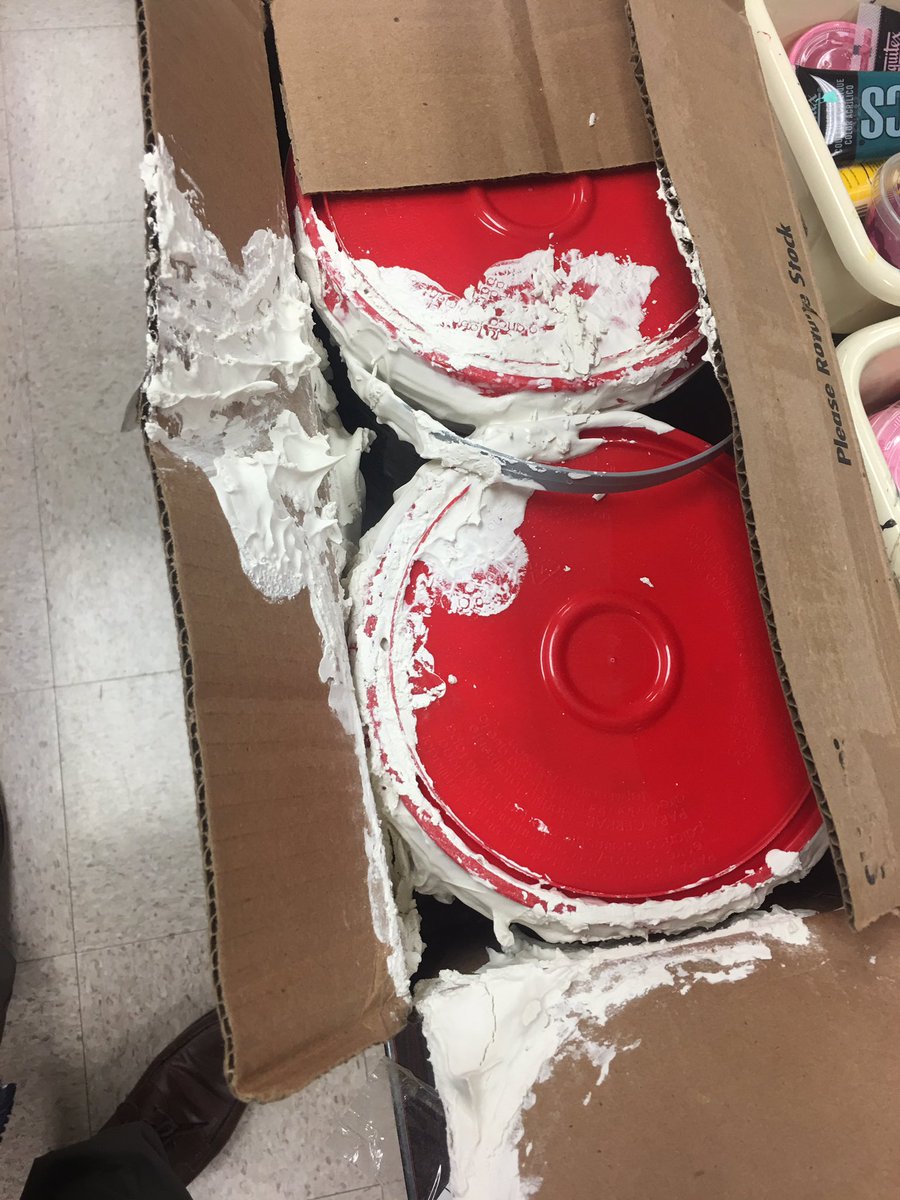 Vinyl Spackling has finally arrived!! Not in the greatest of conditions, but whatever <a href="/amazon/">Amazon</a>. #VNLearning
