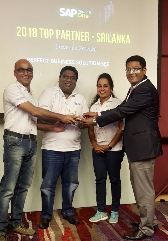 anil_marali's tweet photo. Congratulations @PBSSColombo #SriLanka for winning 2018 Top Partner Revenue Growth Sri Lanka✨ award for #SAPBusinessOne during #SMBSummit2019 Bangkok. Great show!! Cheers 👍👏👏

#SAPSMBSummit #TheBestRun #SAP @SAPBusinessOne @SAPIndia https://t.co/tUecpn2pK4