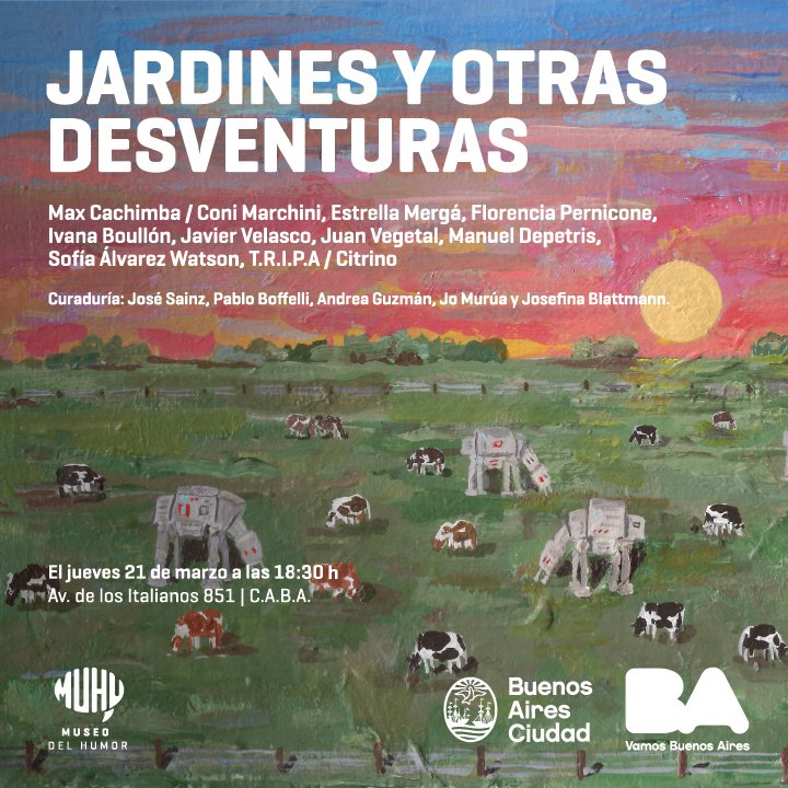KamandiRevista's tweet photo. Pronto estaremos publicando breves entrevistas a lxs participantes de la muestra "Jardines y otras desventuras" en el Museo del Humor. https://t.co/Zqv6yXSpQW