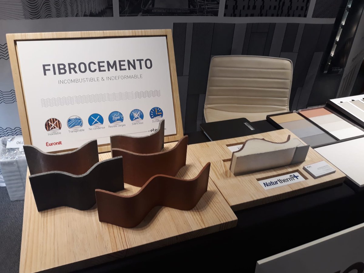 EuronitES's tweet photo. Todo listo en DPA Forum Madrid, os esperamos!! @dparquitectura #Euronit #Equitone #DPAForum #fibrocemento https://t.co/6N9O7neML9
