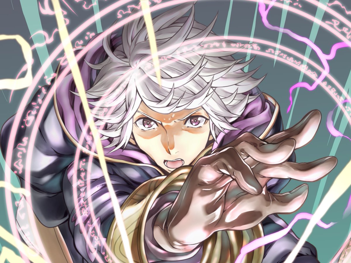 タグでリプいただいた、FEのルフレ(男)です！ エフェクト楽しかった٩