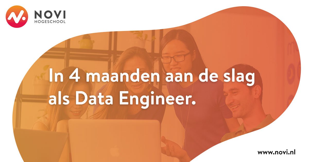 In 4 maanden opgeleid en gegarandeerd aan de slag als Data Engineer. Geïnteresseerd? Bezoek dan onze website en vraag om meer informatie!
novi.nl/bootcamp-data-…

#bigdata #vacature #analytics #datascience #sql #machinelearning #python #hadoop #cloud