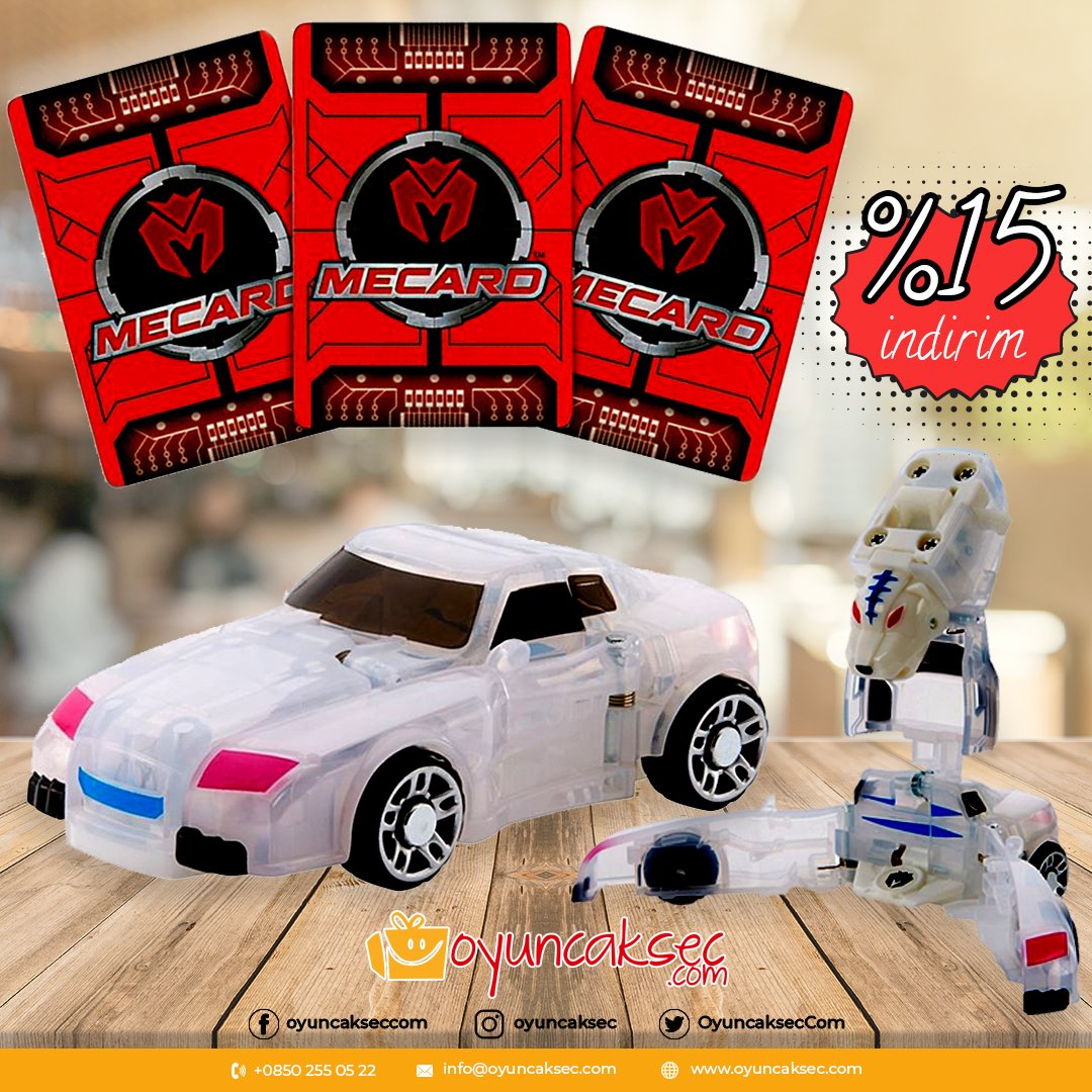 Mecard ™, popüler animasyon serisine dayalı yeni bir kafa kafaya aksiyon savaş oyunu. İncelemek için ow.ly/VZRH30o1Bn0 ziyaret etmeyi unutma! 👀 <a href="/OyuncaksecCom/">Oyuncaksec.com</a> #oyuncaksec #çocuk #oyuncak #aksiyon #animasyon #animasyonfilm #savaşoyunu #sınırlıstok #indirim